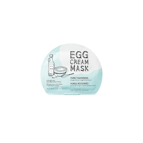 Тканевая маска egg cream mask (pore tightening) - Too Cool For School EG1003