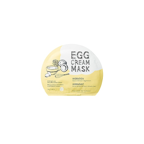 Тканевая маска egg cream mask (hydration) - Too Cool For School EG1001