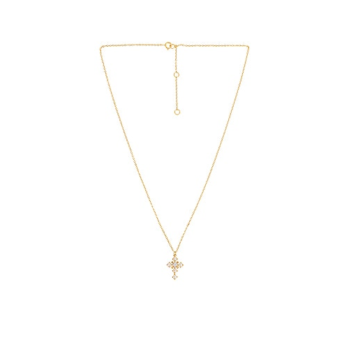 Ожерелье - The M Jewelers NY PEARL CROSS NECKLACE