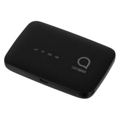 Модем Alcatel Link Zone MW45V 3G/4G, внешний, черный [mw45v-2aalru1]