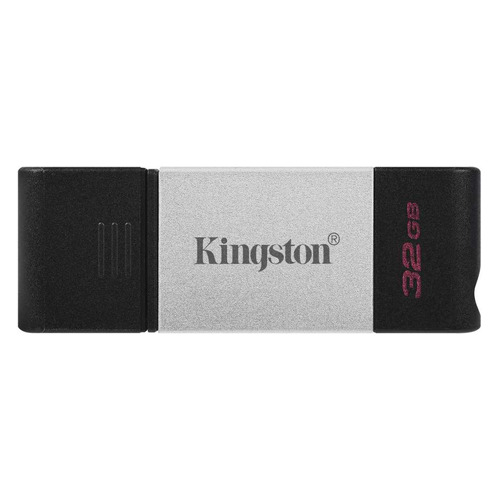 Флешка USB (Type-C) Kingston DataTraveler 80 DT80/32GB 32ГБ, USB3.0, черный