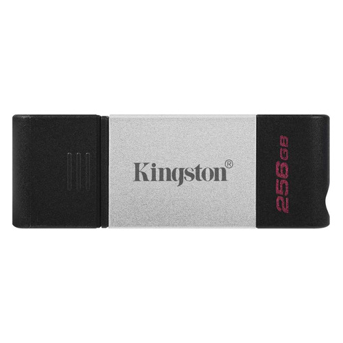 Флешка USB (Type-C) Kingston DataTraveler 80 DT80/256GB 256ГБ, USB3.0, черный