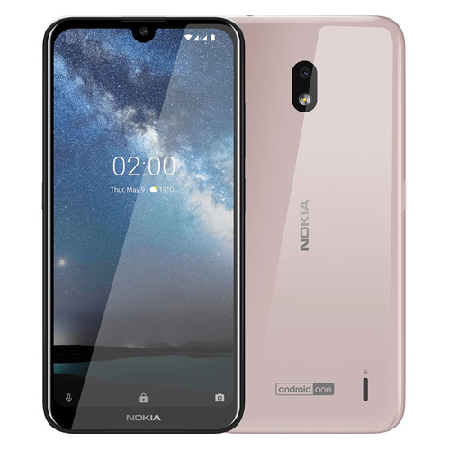 Задняя крышка Nokia Xpress-on Cover XP-222, для Nokia 2.2, розовый [8p00000063]