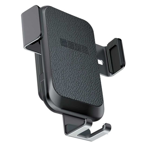 Держатель Interstep Электро-Гравити QI 10W для смартфонов, беспроводная зарядка, черный [73245]