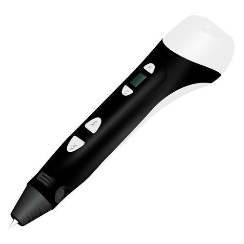 Ручка 3D Cactus CS-3D-PEN-C-BK, ЖК экран, ABS, PLA, черный