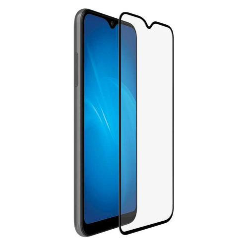 Защитное стекло для экрана DF sColor-91 для Samsung Galaxy A01/M01 1 шт, черный [df scolor-91 (black)]