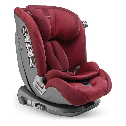 Автокресло детское Inglesina Newton, 1/2/3, красный/серый [av95k6red]