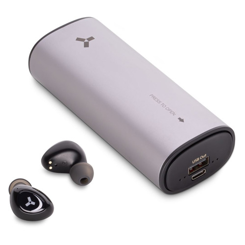 Гарнитура ACCESSTYLE Accesstyle Tangerine TWS, Bluetooth, вкладыши, черный