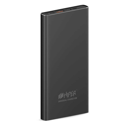 Внешний аккумулятор (Power Bank) HIPER MPS10000, 10000мAч, темно-серый [mps10000 space gray]