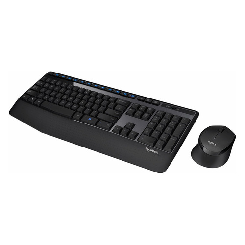 Комплект (клавиатура+мышь) Logitech MK345, USB 2.0, беспроводной, черный [920-008534]