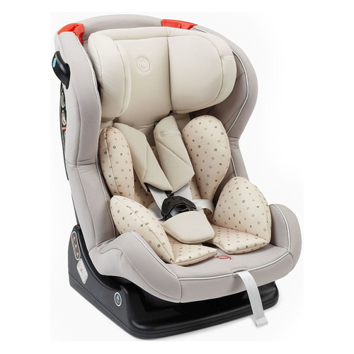 Автокресло детское Happy Baby Passenger V2, 0+/1/2, серый/бежевый