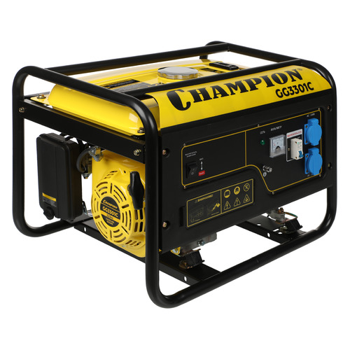 Бензиновый генератор CHAMPION GG3301C, 230, 3.1кВт