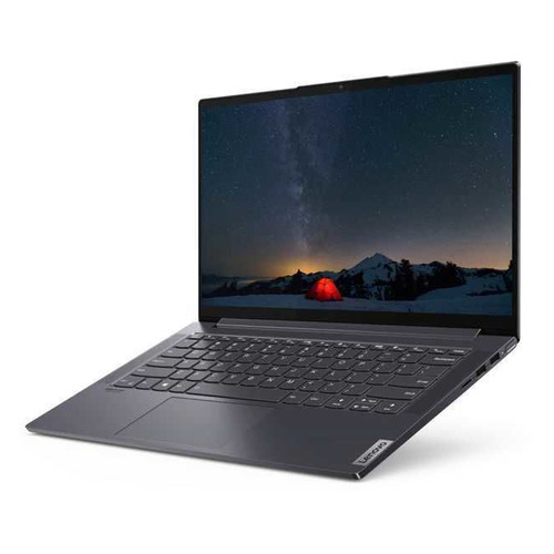 Ноутбук Lenovo Yoga Slim7 14ARE05, 14", IPS, AMD Ryzen 5 4600U 2.1ГГц, 16ГБ, 512ГБ SSD, AMD Radeon , Windows 10 Home, 82A200B2RU, серый