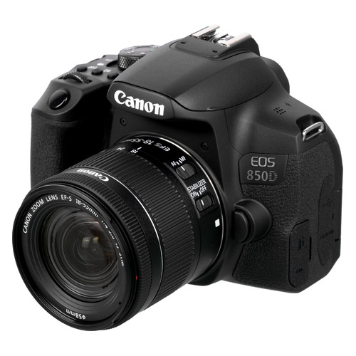 Зеркальный фотоаппарат Canon EOS 850D kit ( EF-S 18-55mm f/4-5.6 IS STM), черный