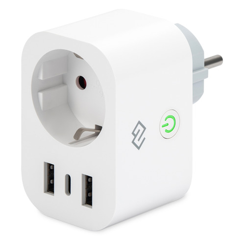 Умная розетка Digma DiPlug 500 EU Wi-Fi белый (TY1910)