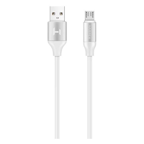 Кабель Harper SCH-330, micro USB (m) - USB (m), 1м, 2A, белый