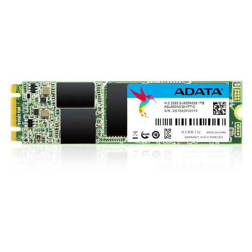 SSD накопитель A-Data Ultimate SU800 ASU800NS38-1TT-C 1ТБ, M.2 2280, SATA III