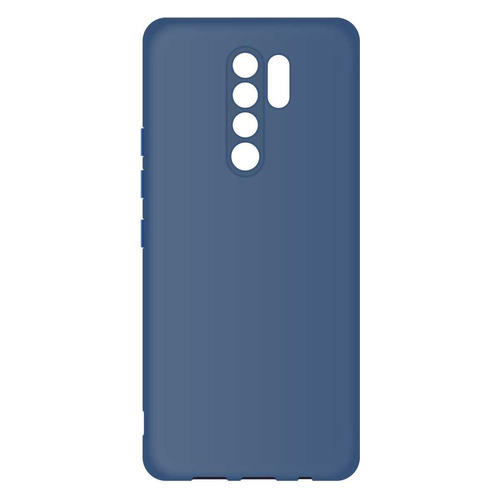 Чехол (клип-кейс) BORASCO Microfiber case, для Xiaomi Redmi 9, синий [39071]