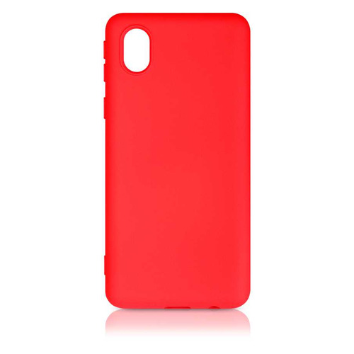 Чехол (клип-кейс) DF sOriginal-18, для Samsung Galaxy A01 Core, красный [df soriginal-18 (red)]