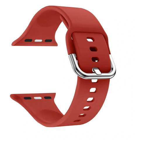 Ремешок Lyambda Avior для Apple Watch Series 3/4/5/6/SE, красный [dsj-17-44-rd]