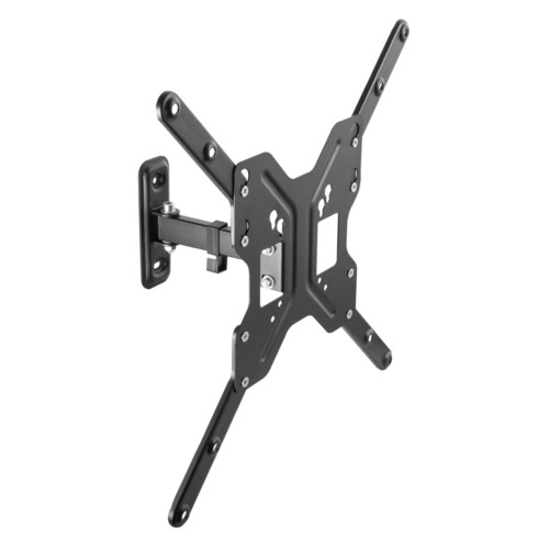 Кронштейн для телевизора ULTRAMOUNTS UM 902, 23-55", настенный, поворотно-выдвижной и наклонный, черный