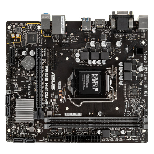 Материнская плата ASUS PRIME H410M-R-SI, LGA 1200, Intel H410, mATX, Ret (White Box)