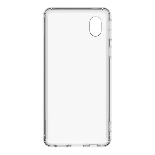 Чехол (клип-кейс) Samsung Soft Clear Cover, для Samsung Galaxy A01 Core, прозрачный [ef-oa013ttegru]