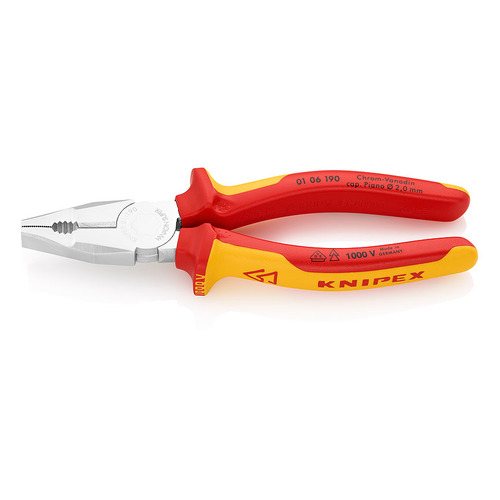 Плоскогубцы KNIPEX KN-0106190, 190мм