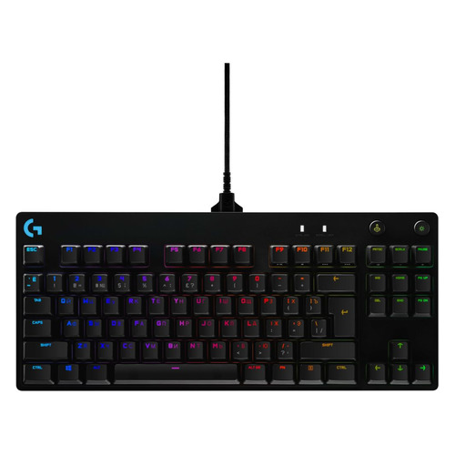 Клавиатура Logitech Gaming Pro, USB, черный [920-009393]