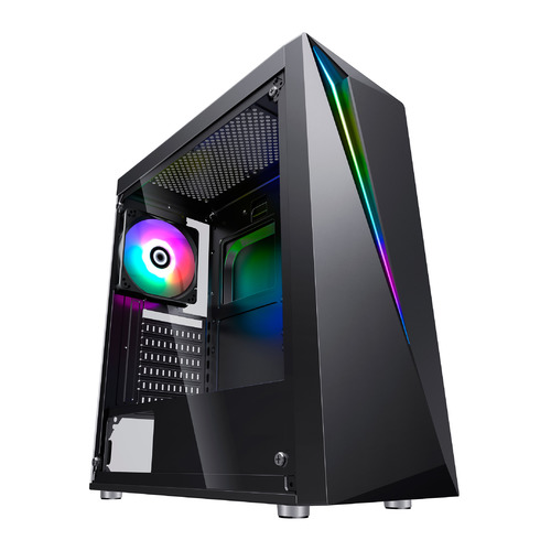 Корпус ATX Formula V-LINE FLASH B, Midi-Tower, без БП, черный