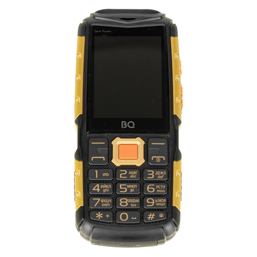 Сотовый телефон BQ Tank Power 2430, черный/золотистый
