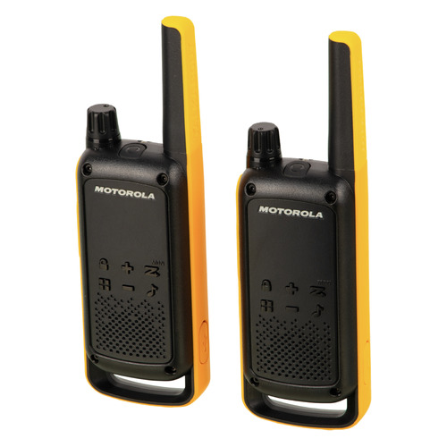 Комплект раций Motorola Talkabout T82 Extreme 8кан. до 10км компл.:2шт аккум. черный/оранжевый (MT19