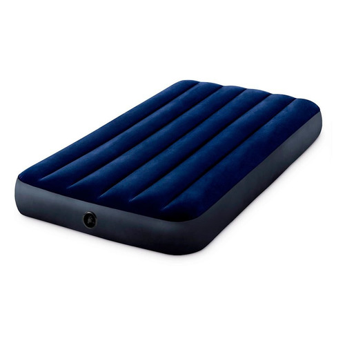 Матрас надувной INTEX Classic Downy Airbed Fiber, 1910х990 мм, высота 250мм [64757]