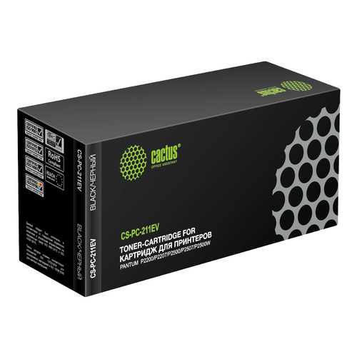 Картридж Cactus CS-PC-211EV, черный / CS-PC-211EV