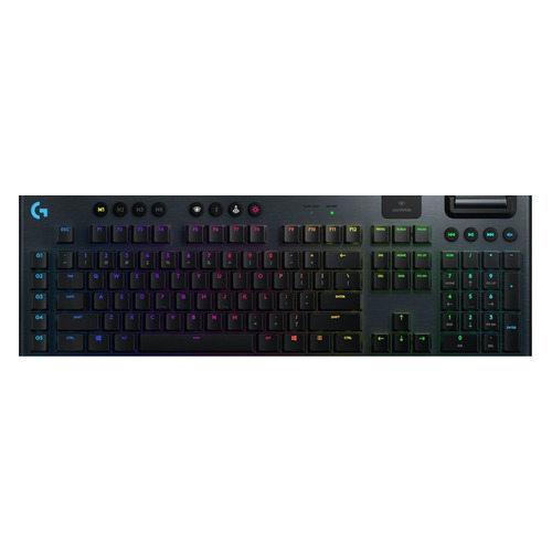 Клавиатура Logitech G915, USB, Bluetooth/Радиоканал, черный [920-008909]