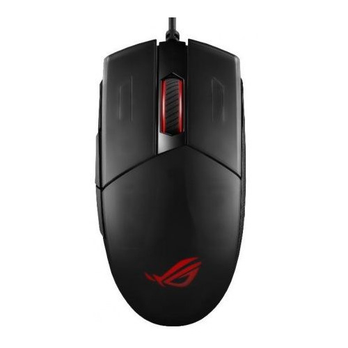 Мышь ASUS Strix Impact II, игровая, оптическая, проводная, USB, черный [90mp01e0-b0ua00]