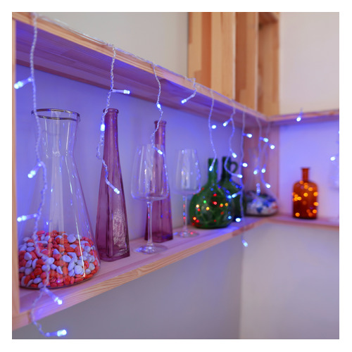 Гирлянда NEON-NIGHT Home Айсикл, гирлянда-бахрома, ламп 48шт, длина 1.8м, высота 0.5м [255-013]