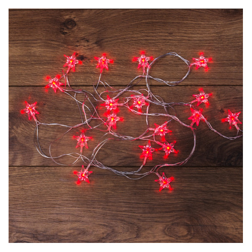 Гирлянда NEON-NIGHT Home Звездочки, гирлянда-нить, ламп 20шт, длина 2.8м [303-034]