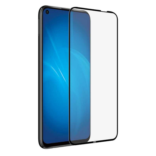 Защитное стекло для экрана DF hwColor-111 для Huawei P40 Lite 1 шт, черный [df hwcolor-111 (black)]