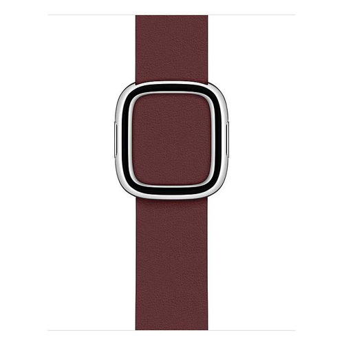 Ремешок Apple Modern Buckle для Apple Watch Series 3/4/5/6/SE/7, гранатовый [my632zm/a]
