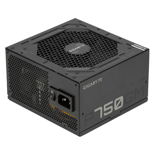 Блок питания GIGABYTE GP-P750GM, 750Вт, 120мм, черный, retail