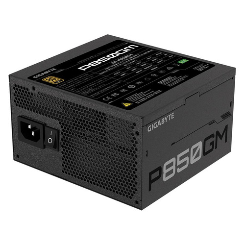 Блок питания GIGABYTE GP-P850GM, 850Вт, 120мм, черный, retail