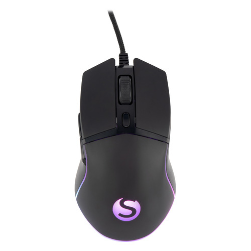 Мышь SUNWIND SW-M720G, игровая, оптическая, проводная, USB, черный [1422384]
