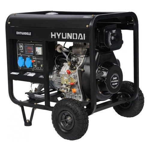 Дизельный генератор Hyundai DHY 6000LE, 230, 5.5кВт