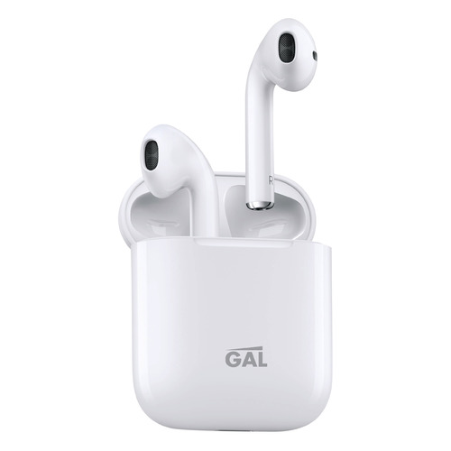 Гарнитура GAL TW-3000, Bluetooth, вкладыши, белый