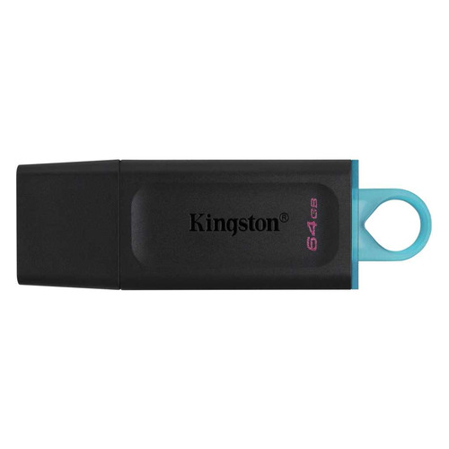 Флешка USB Kingston DataTraveler Exodia 64ГБ, USB3.1, черный и голубой [dtx/64gb]