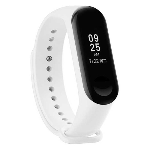 Ремешок DF xiClassicband-02 для Xiaomi Mi Band 3/4, белый [df xiclassicband-02 (white)]