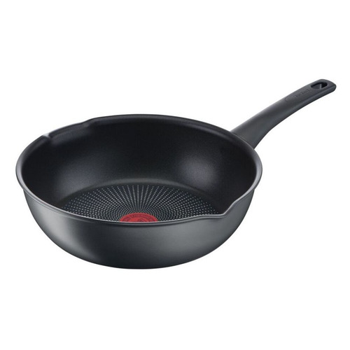 Сковорода ВОК (WOK) Tefal Easy Chef G2707772, 26см, без крышки, темно-серый [2100118271]