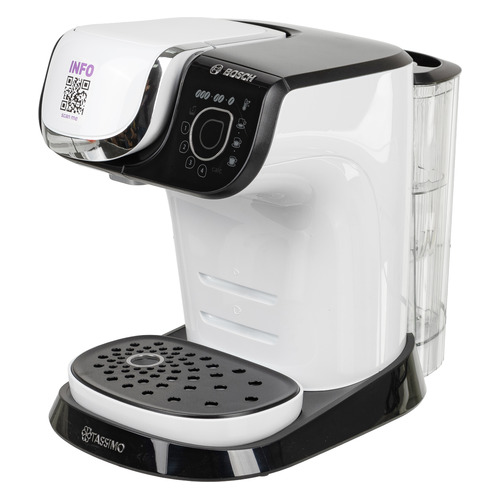 Капсульная кофеварка Bosch Tassimo TAS6504, 1500Вт, цвет: белый