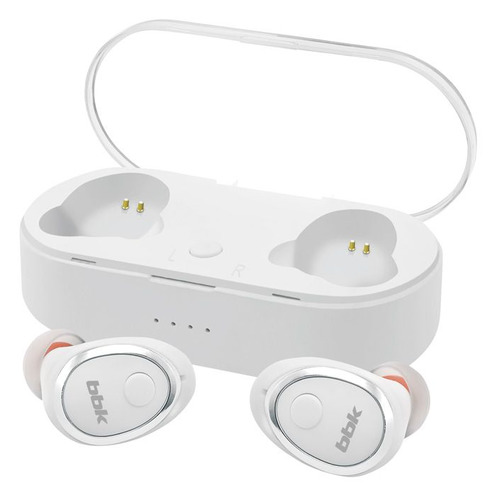 Гарнитура BBK BT04, Bluetooth, вкладыши, белый [bt04 (w)]